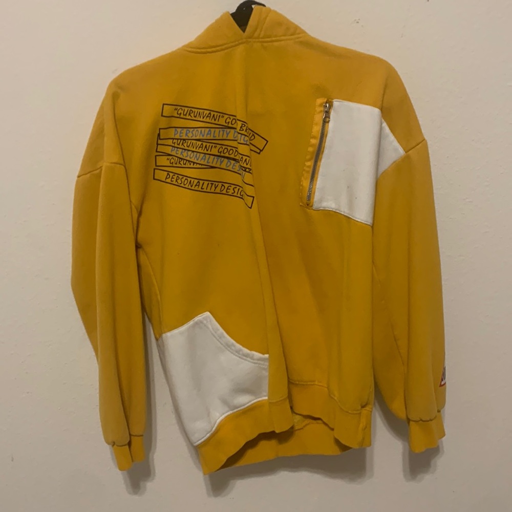 Futuristic Yellow Hoodie